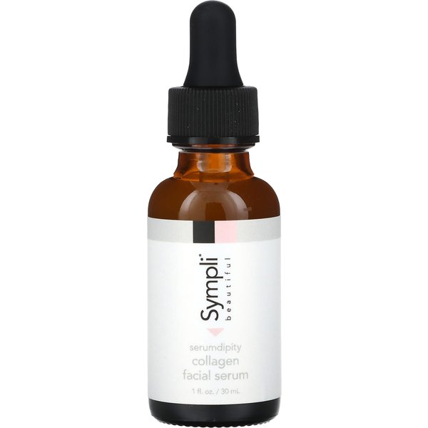 Sympli Beautiful, Serumdipity, Suero Facial De ColáGeno Antienvejecimiento, 1 Onza LíQuida (30 Ml) Brown-image