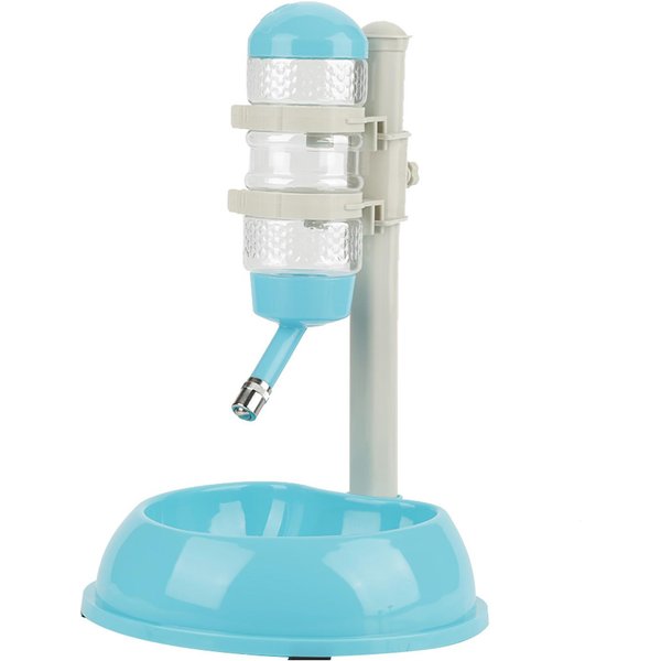 Cuenco Ajustable Para Perro Dispensador De Comida Cuenco Para Beber Alimentador Para Mascotas Gatos Perros Verde Green-image