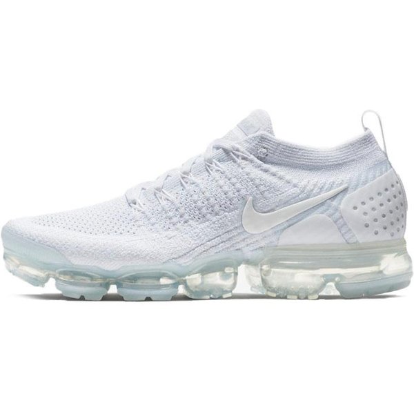 Zapatillas Para Hombre Nike Air Vapormax Flyknit 2 Blanco Platino Puro Blanco/Blanco-Platino Puro-Plata MetáLico 40-image
