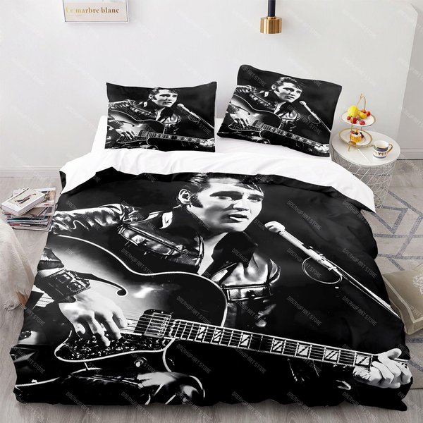 Ac Dc PośCiel Muzyczna Zespół Rockowy AC DC Zestaw PośCieli Drukowany 3D MięKka Poszewka Na KołDrę Rozmiar Jednoosobowy PodwóJny Queen King Poszewka Na KołDrę PośCiel U Queen 210X210Cm-image