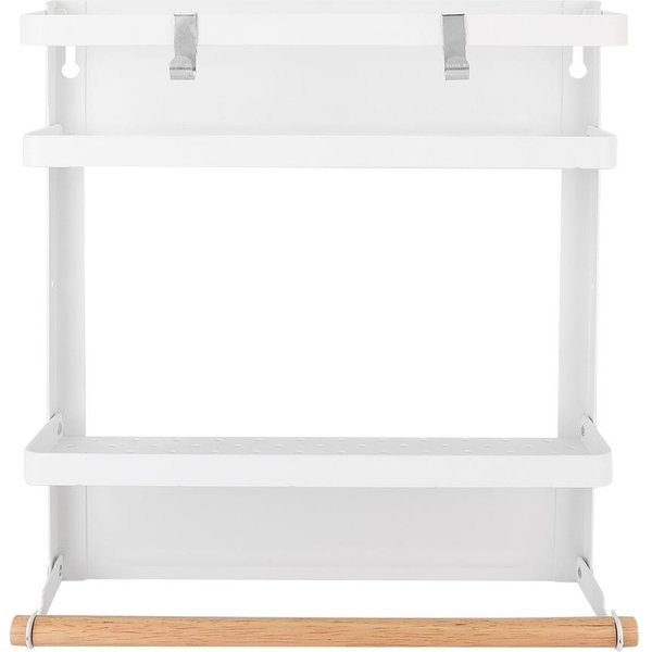 Estante MagnéTico Plegable Multifuncional Para Hogar, Estante Colgante De Almacenamiento Para Refrigerador (Blanco) Blanco-image
