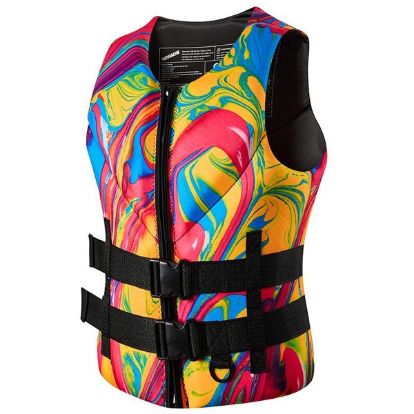 Chaleco Salvavidas Para Adultos Kayak Kitesurf Moto AcuáTica Chaleco Salvavidas Lanchas Motoras Balsa Rescate NatacióN Deriva Barco Wakeboard Pesca Chalecos Salvavidas L-image