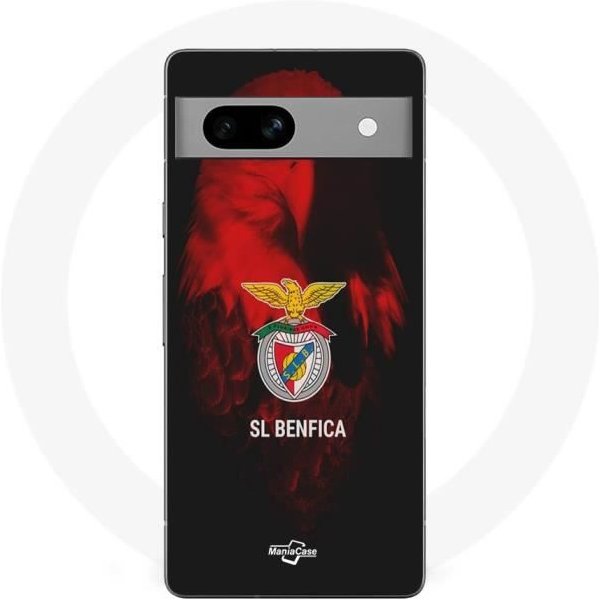 Funda Maniacase Para Google Pixel 7A SLB Con áGuila Del Benfica Negro-image
