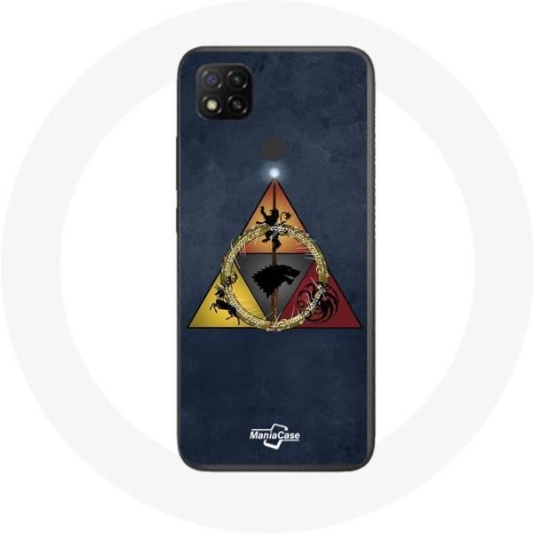 Funda De ProteccióN - Xiaomi - Redmi 9C - Juego De Tronos - Logo Baratheon - Flexible - Azul-image