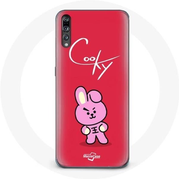 Funda Para Huawei P20 Pro BTS Bangtan Boys BT21 Cooky Fondo Rojo-image