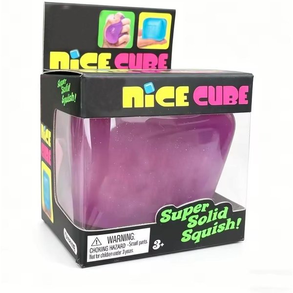 NeeDoh Nice Cube MięKki Antystresowy RozciąGliwy Sensoryczny Fidget Zabawka Do ŁAgodzenia LęKu Adhd Koncentracja Redukcja Stresu Dla DorosłYch Dzieci-image