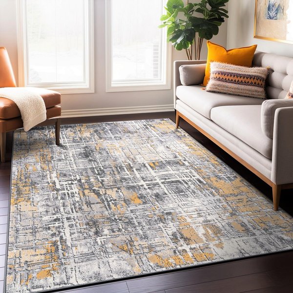 Nowoczesny Abstrakcyjny Design Dywan Obszarowy Nie Gubi WłOsia MięKki Dywan Do Salonu Sypialni Kuchni Wycieraczka AntypośLizgowa Flanelowa Mata PodłOgowa 40X60Cm-image