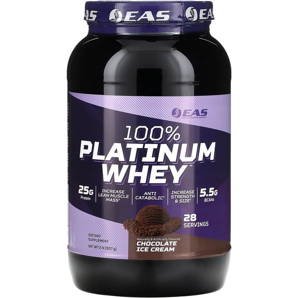 Eas, Suero De Platino 100%, Helado De Chocolate, 2 Lb (907 Gramos)-image