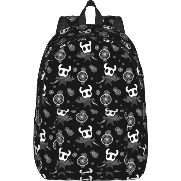 Mochila Hornet De Hollow Knight Para Hombres Mujeres Estudiante Adolescente Senderismo Viaje Mochila De DíA Juego Dibujos Animados PortáTil Bolso De Hombro Exterior M-image