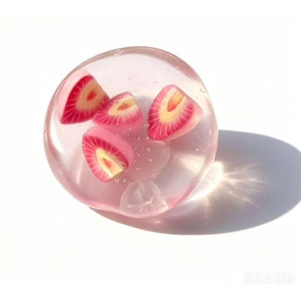 Formowalna Galaretka Owocowa Squishy Zabawka Przezroczysta Zapach Oleju Kokosowego Bez Odbicia OdstresowująCa Sensoryczna PiłEczka Fidget Dla Dzieci DorosłYch Beige-image