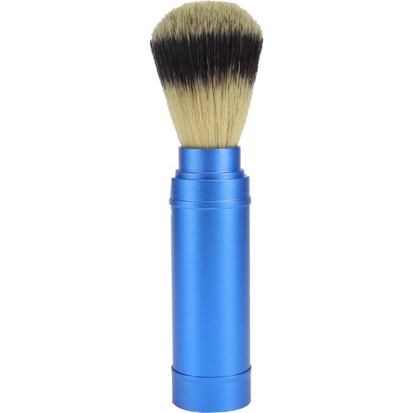 Cepillo De Barba PortáTil Para Hombre Viaje Limpieza Facial Espumante Brocha De Afeitar Herramienta De Aseo-image