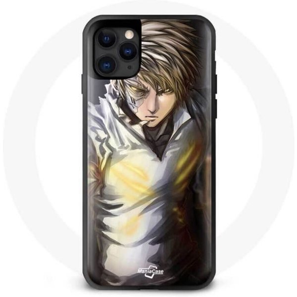 Funda - Maniacase - Iphone 11 - Anime Genos One Punch Man - Silicona - Flexible Negro-image
