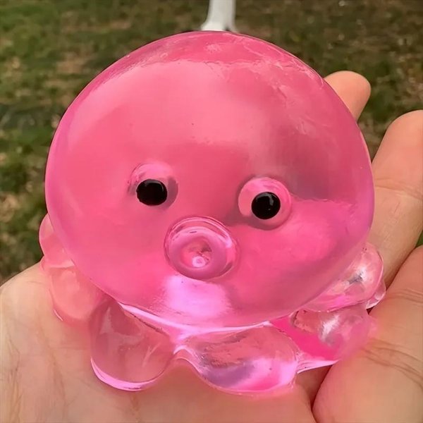Pulpo OceáNico Squishy Juguete De Apretar Para Fidget Juguete De Rebote Lento SimulacióN Alivio Del EstréS Se Puede Estirar Sensorial DescompresióN Regalo-image