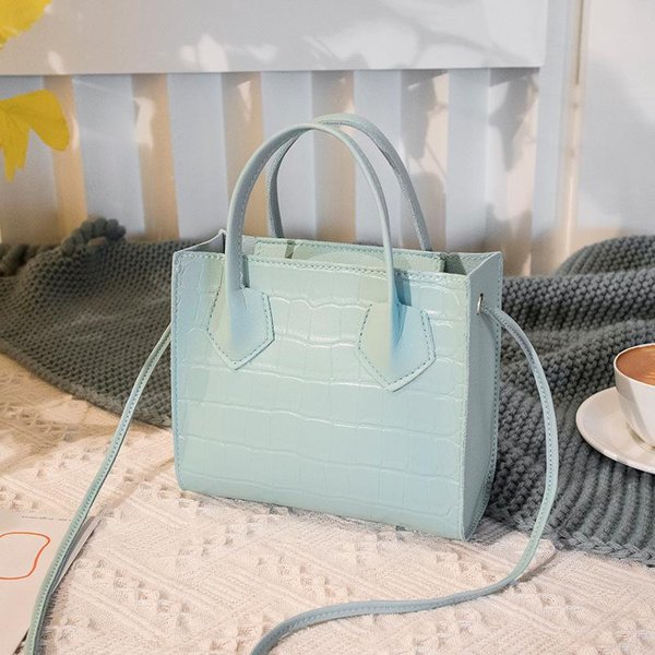 Wysokiej JakośCi SkóRzana Torba Crossbody Dla Kobiet, Uniwersalna, Jednokolorowa, Na Ramię, Torebka RęCzna Gray-image