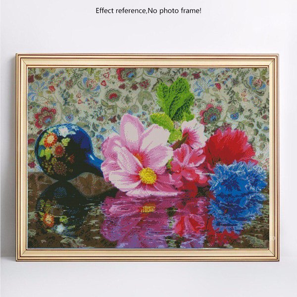 Pintura De Diamantes Redonda Completa Llegada Flores Bordado De Diamantes Naturaleza Flores ImáGenes De Diamantes De ImitacióN 20X30-image