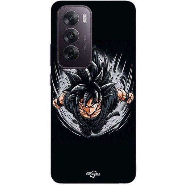 Coque De TéLéPhone - Maniacase - Oppo Reno 12 5G - Dragon Ball - Silicone - Noir Negro-image