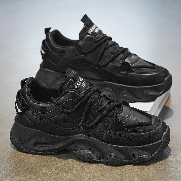 Wiosenne MęSkie Buty Nowe OddychająCe Buty Siatkowe MęSkie Modne Wszechstronne Sneakersy Na Grubej Podeszwie Casualowe Buty Taty MęSkie 44-image