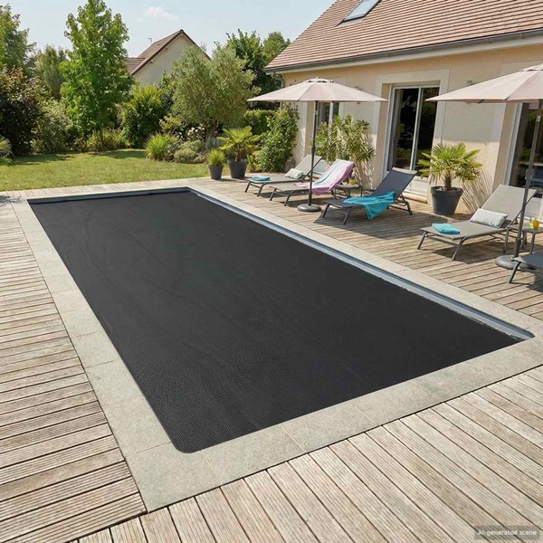 Bardzo WytrzymałA Solarna Plandeka Na Basen Dla BasenóW 732 X 366 Cm 40Cm-image