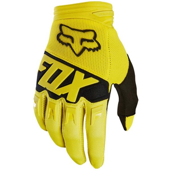RęKawice Motocrossowe RęKawice WyśCigowe Moto BMX ATV MTB Off Road RęKawice Motocyklowe Mountain Bike RęKawice MTB L żółTy-image