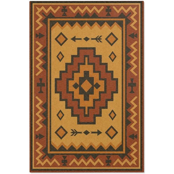 Dywan Obszarowy PołUdniowo-Zachodni Plemienny Geometryczny Boho Styl Wiejski AntypośLizgowy Dywan Sypialnia Salon ŁAzienka Akademiki PodłOga 50X80Cm-image