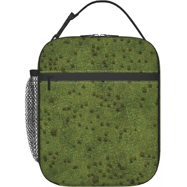 Mat Do Gry W Trawie Izolowana Torba Na Lunch Dla Kobiet Dzieci Szczelne Pojemniki Na żYwność Termiczny Lunchbox Torba Tote One Size-image