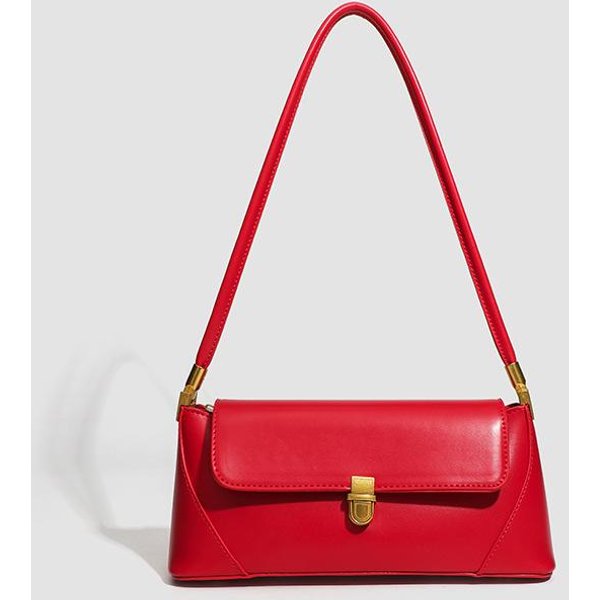Popular DiseñO Nicho Bolso Retro FrancéS De Axila VersáTil Simple Bandolera De Hombro ÚNico Red-image