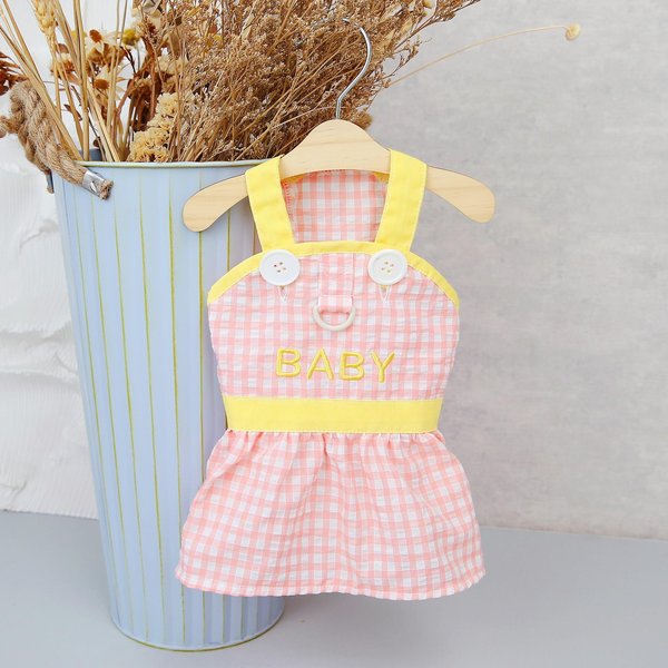 Falda A Cuadros Para Mascotas, Vestido De Princesa, Anillo De TraccióN, Ropa Para Perros PequeñOs Y Gatos, Ropa Para Mascotas, Falda A Cuadros De Primavera Y Verano, Ropa Para Perros XL-image