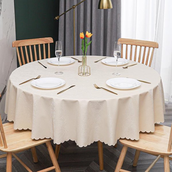 Mantel Redondo Moderno Para Banquetes De Hotel, Con Estampado Multicolor, Impermeable, Resistente Al Aceite Y Lavable. 180Cm Round 1Pcs-image