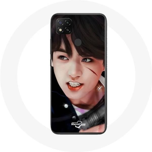 Funda Para Xiaomi Redmi 9C BTS Bangtan Sonyeondan Jungkook Fanart-image