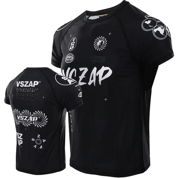 Muay Thai Jiu-Jitsu BrasileñO Estampado 3D Deportes Secado RáPido Transpirable Camiseta Para Hombre Exterior Entrenamiento Callejero Manga Corta Padre-Hijo L-image