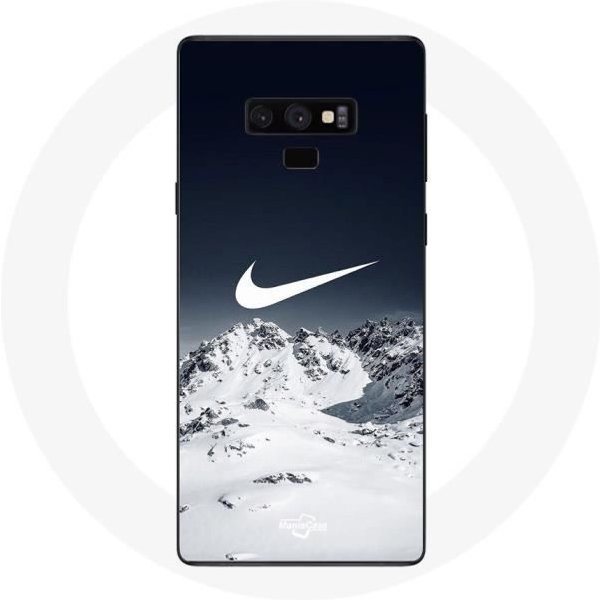 Coque - Nike - Samsung Galaxy Note 9 - Souple - Blanc - Logo Niege Hiver-image