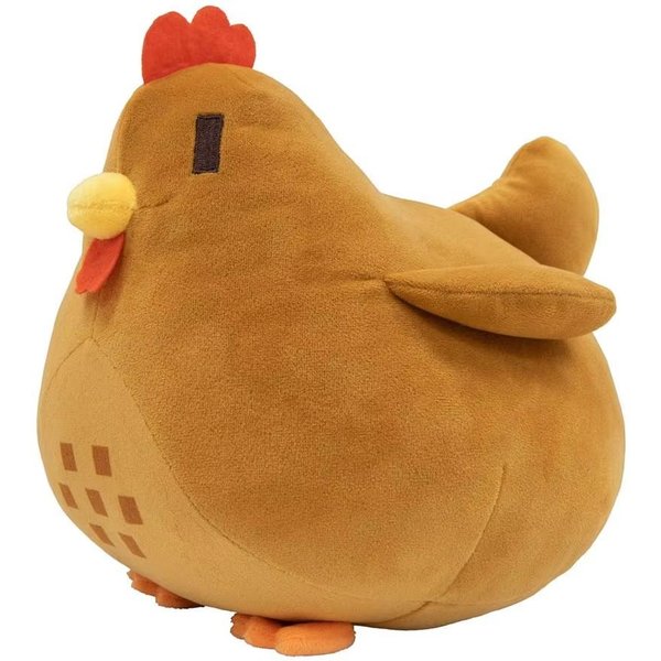 20Cm Stardew Valley Poduszka Kurczak Pluszowa MięKkie Pluszowe ZwierząTka Zabawki KreskóWka Stardew Valley Prezent Urodzinowy Dla Dzieci Prezent ŚWiąTeczny BrąZowy-image
