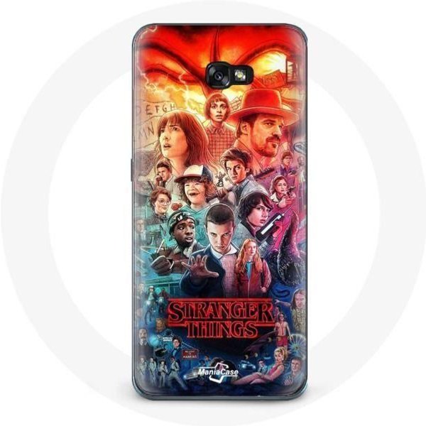Funda Para Samsung Galaxy A8 2016 Stranger Things Teaser Temporada 4 PóSter Personajes Arte-image
