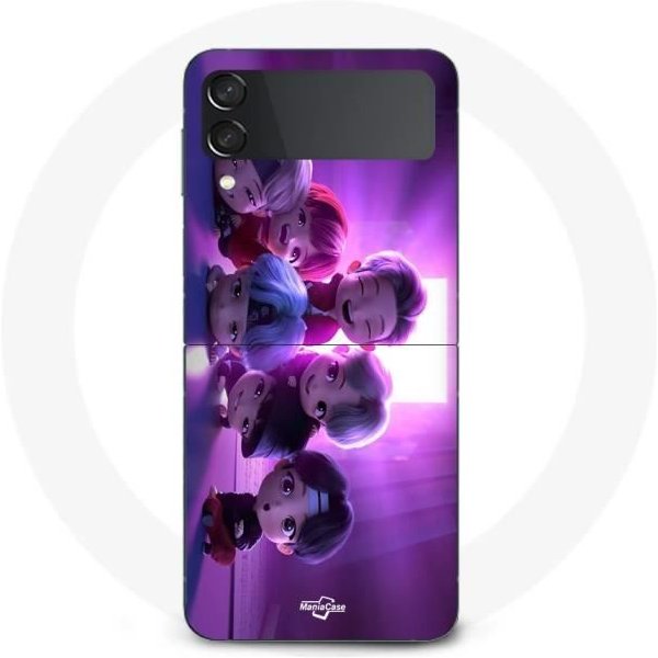 Funda - Samsung - Galaxy Z Flip3 - Morado - Kpop - Flexible-image