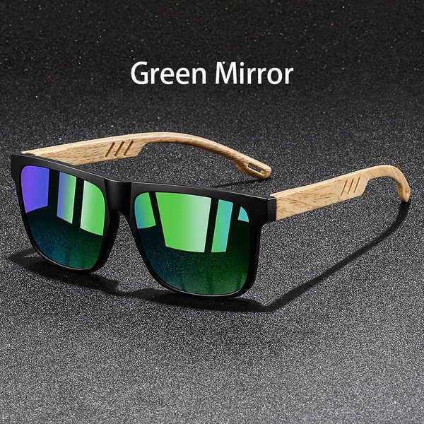 Gafas De Sol Cuadradas Vintage De Moda UV400 Para Hombres Mujeres Marca De Lujo DiseñAdor Gafas De Sol Pesca ConduccióN Gafas Gray-image