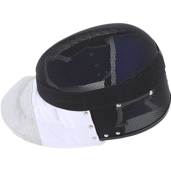 MáScara De Esgrima Casco Protector De Esgrima Con Peto Acolchado Para PráCtica Diaria Y CompeticióN Negro L-image