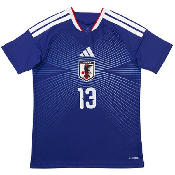 Koszulki PiłKarskie Adidas Unisex Niebieski JapońSki/Szaro-Niebieski Dekolt V XL-image