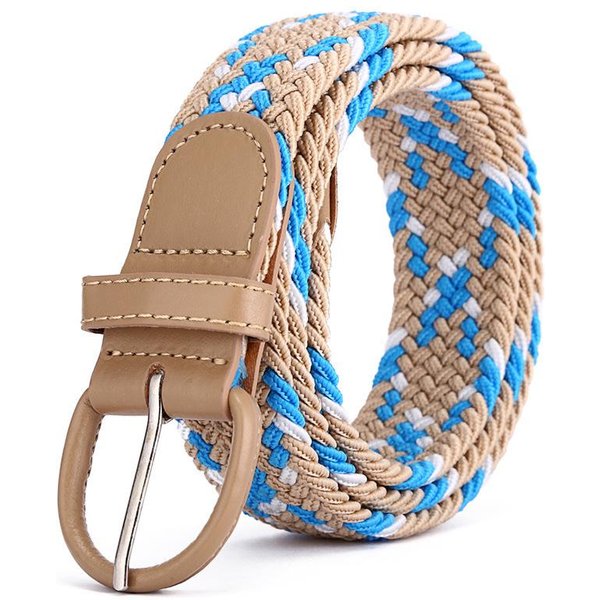 CinturóN EláStico Y Tejido EláStico Para Mujer En Un Solo Atuendo, CinturóN De Mezclilla Casual Y VersáTil Para Hombres Y Mujeres 105CM Black-image