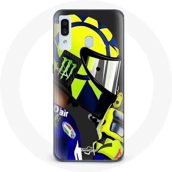 Funda Para Samsung Galaxy A40 Valentino Rossi Motogp Piloto De Velocidad-image