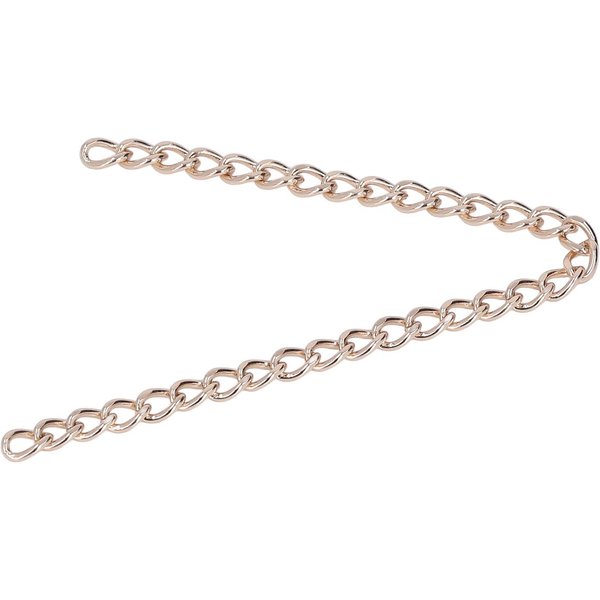 32.8 Pies Cadenas Cubanas De Cobre Longitud Cortable Manualidades DIY Estilo Elegante Cadena De Metal Para ArtesaníA JoyeríA Oro-image