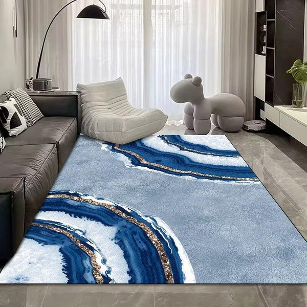 DecoracióN NóRdica De HabitacióN Alfombra EstéTica Sala De Estar Moderna Alfombra Antideslizante Lavable Alfombra Grande Para HabitacióN 80*120Cm-image
