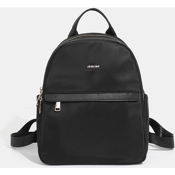 VersióN Coreana Simple Primavera Y Verano Nueva Tendencia De Moda Estilo Universitario Bolso Multicapa De Tela Oxford Gran Capacidad Mochila Para Estudiantes Black-image