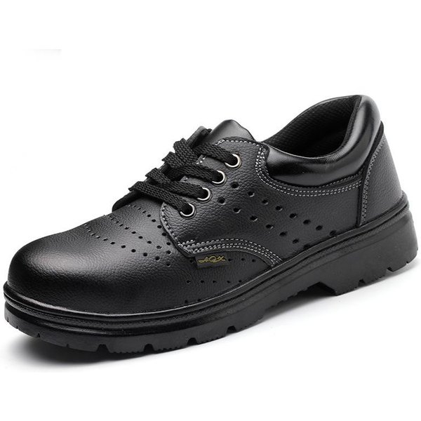 Zapatos De Trabajo Ligeros Y Transpirables, Zapatos De Seguridad Anti-Aplastamiento Y Anti-PerforacióN 45 Gray-image