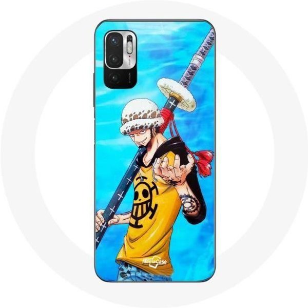 Funda Para Xiaomi Redmi Note 10T 5G One Piece Manga Trafalgar Law Espada-image