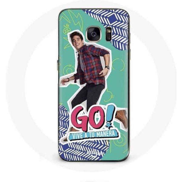 Funda - Samsung - Galaxy S7 Edge - Flexible - Negra - ¡Persigue Tus SueñOs ÁLvaro Paz Go!-image