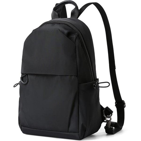Mochila PequeñA Mochila Escolar Para Hombre, Mochila Moderna Y Casual, Ligera Y VersáTil, Casual Y A La Moda Black-image