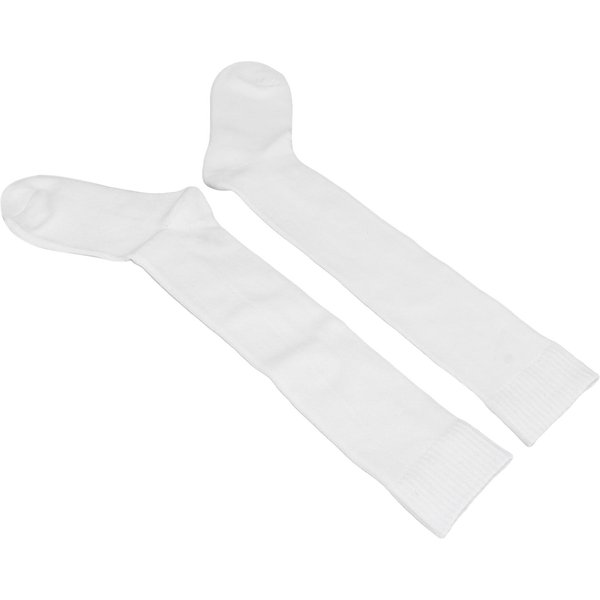 Calcetines De Esgrima AlgodóN Engrosado Unisex Medias Protectoras De Esgrima Para Espada Sable Y Florete Mujeres Hombres Blanco L White-image