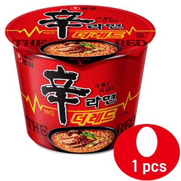 Nongshim Shin Ramyun Czerwony DużY Kubek 117G (3 Opcje) 1PCS Black-image