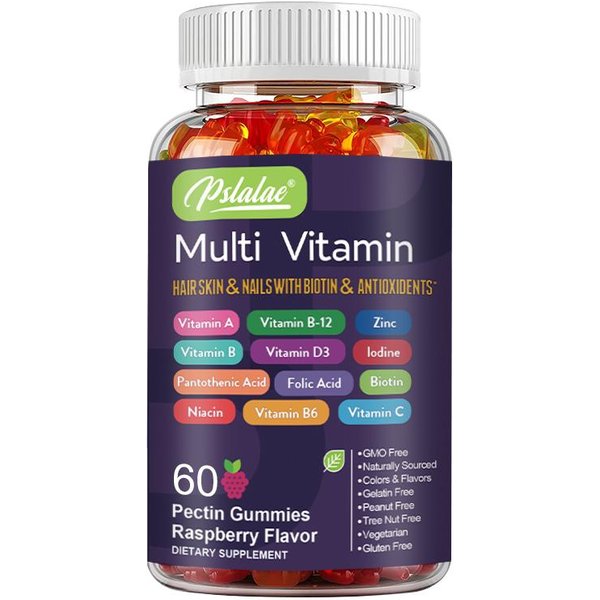 Gomitas MultivitamíNicas Con Biotina: Apoyo Al Sistema Inmunitario, Salud Del Cabello, La Piel Y Las UñAs. 120-image