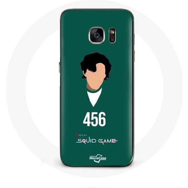 Funda - Maniacase - Samsung Galaxy S7 Edge - Flexible - Verde - Juego Del Calamar Seong Gi Hun 456-image